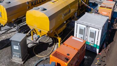 Equipment on Coomera Connector project Australia