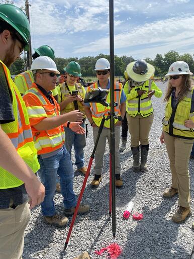 Keller employees on project engineer programme