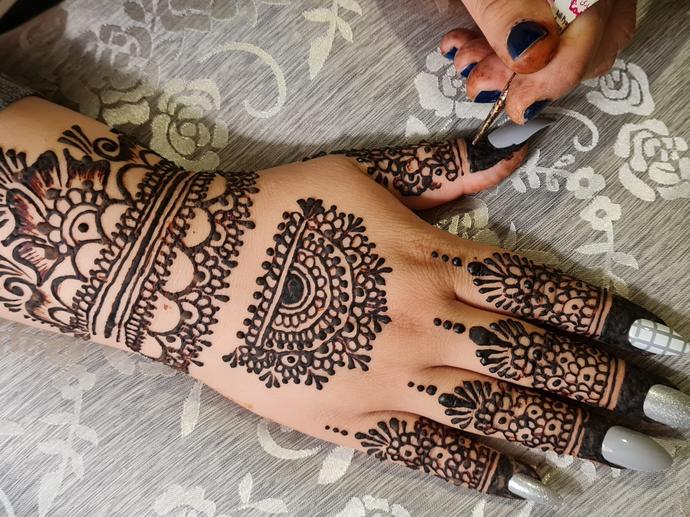hand decoration for Eid