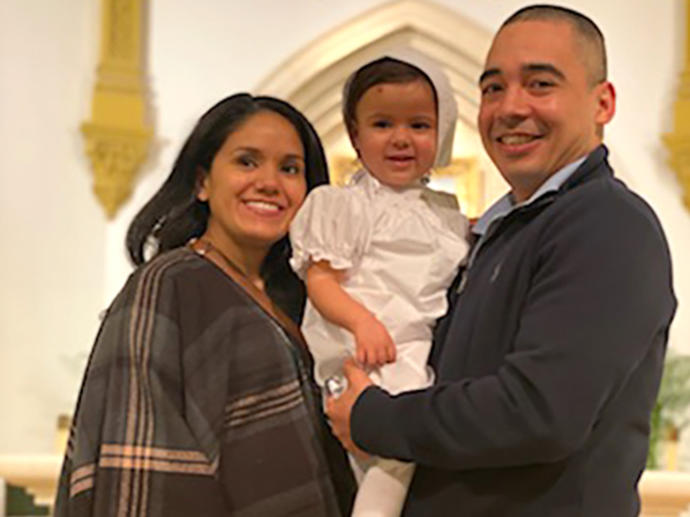 family smiling