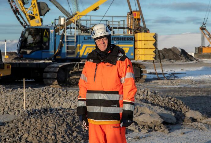 James Wroath on site Sweden