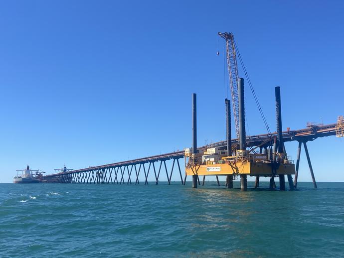 Keller Self-Elevating Modular Platform (SEMP) at Cape Lambert