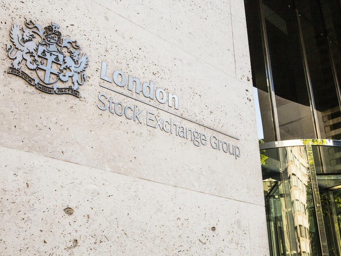 Entrance to London Stock Exchange