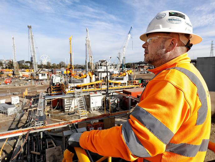Keller's Mark Newton on site in Australia