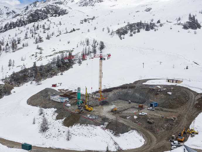 Keller project in Vallandry, France