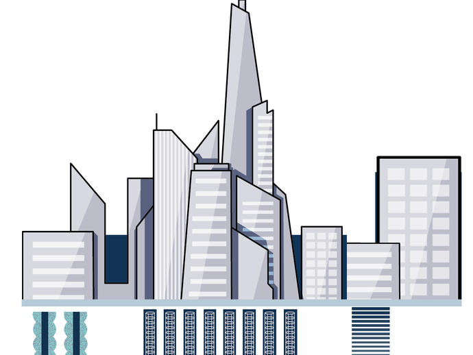 city scape illustration