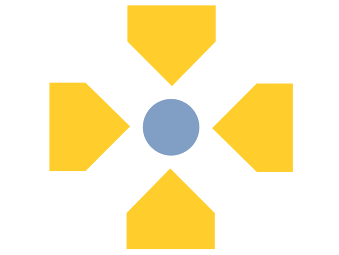 yellow and blue icon