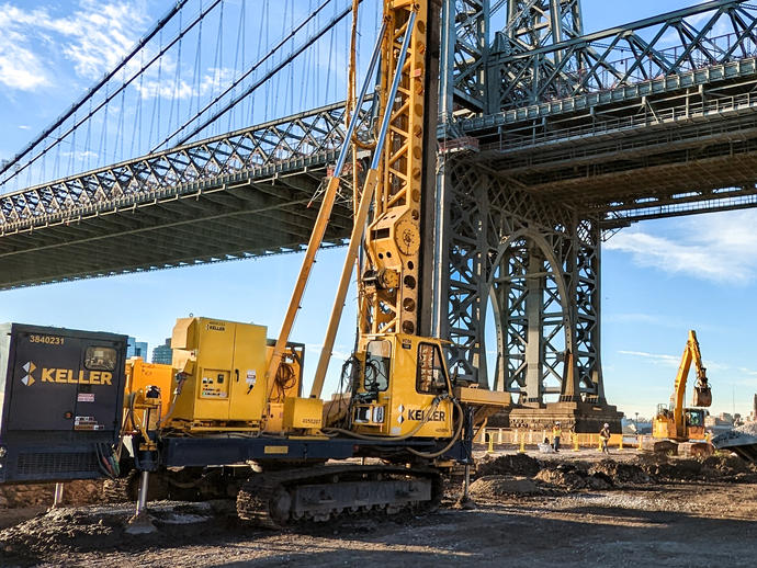 Keller rig working in New York