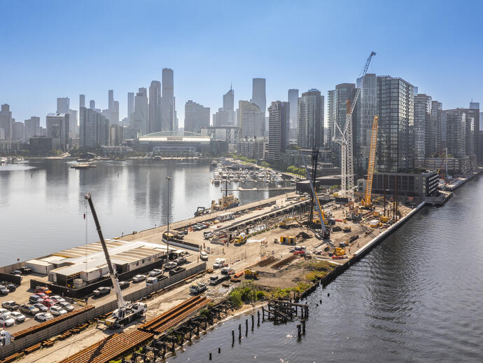 Collins Wharf Australia project