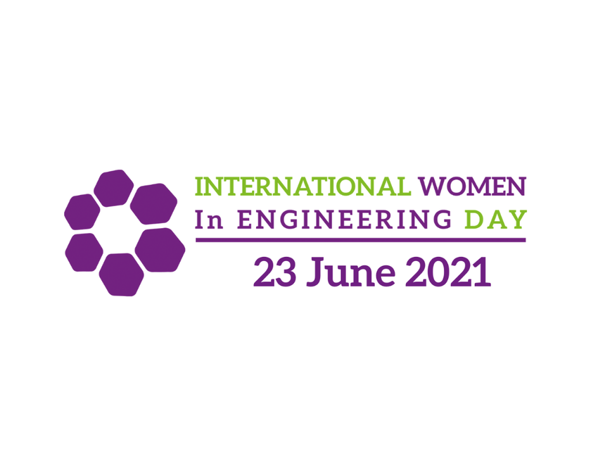 international women in engineering day logo