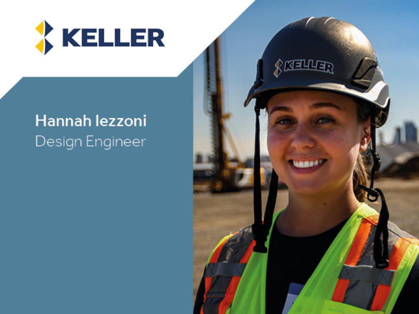 Hannah Iezzoni on a job site
