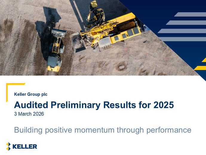 Keller preliminary results march 2026