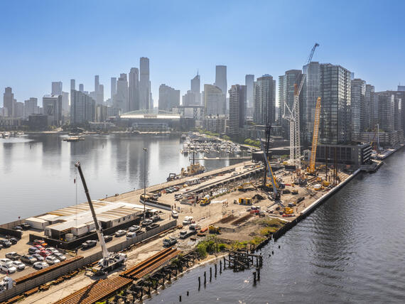 Collins Wharf Australia project