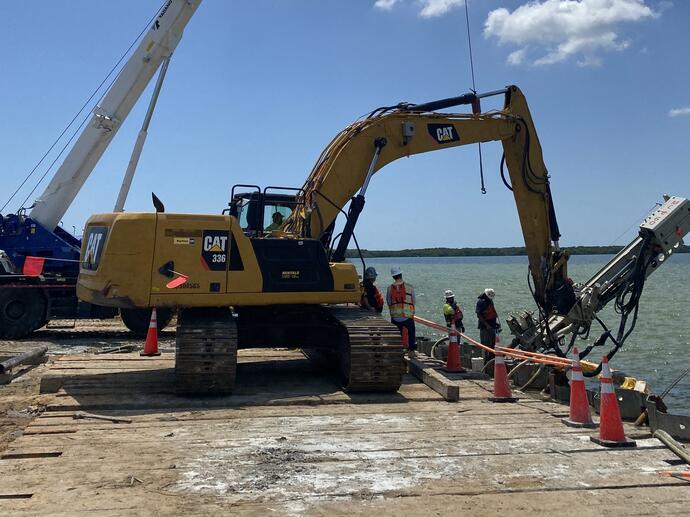 Howard Frankland Bridge water work project
