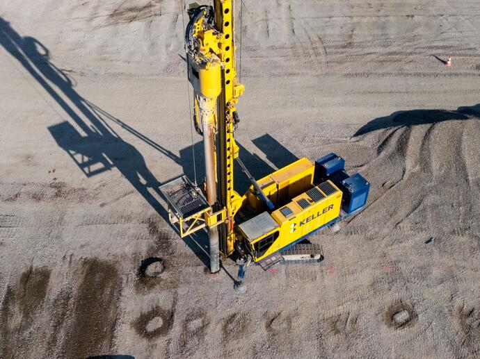 Keller rig at EVO Park in Weert