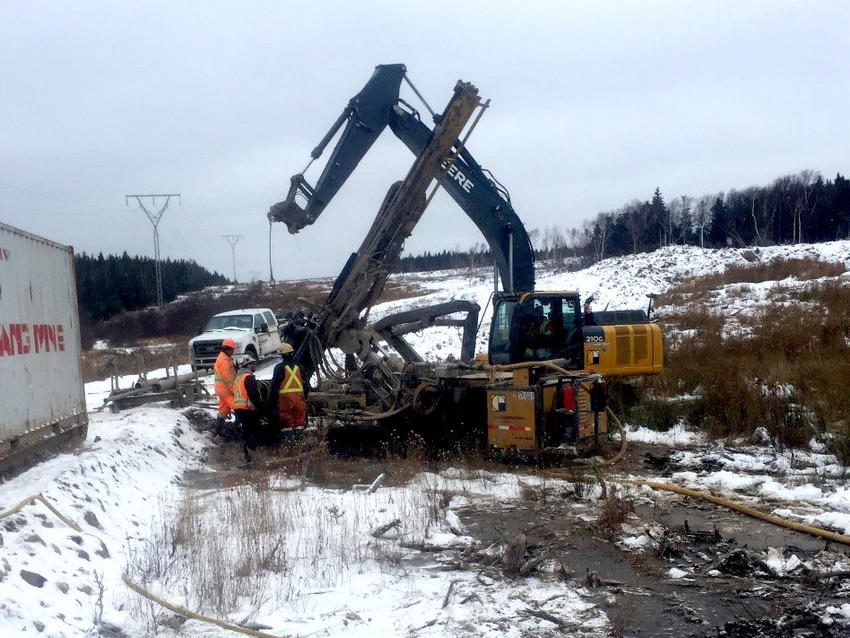 keller rig in action in the snow