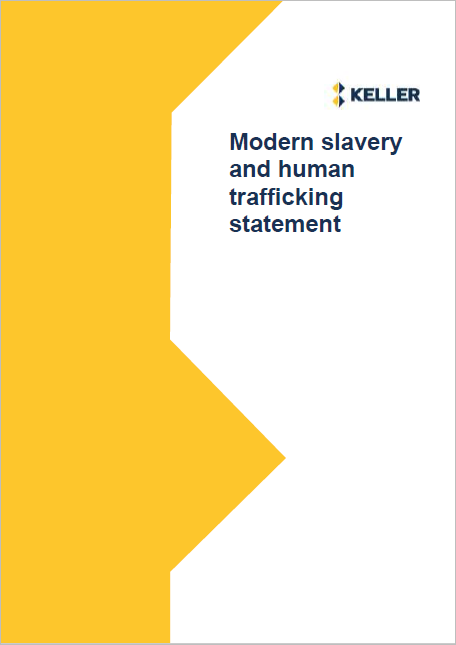 Keller's modern slavery and human trafficking statement
