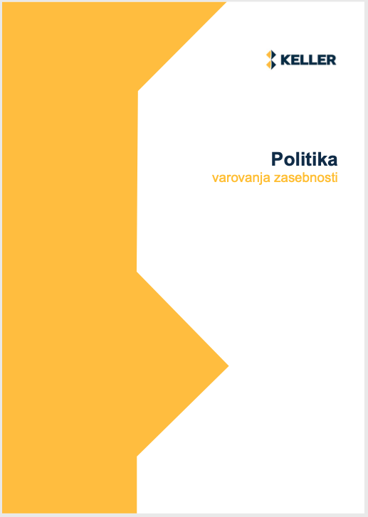 Privacy Policy - Slovenian