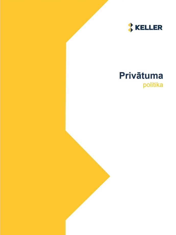 Privacy Policy - Latvian - front cover