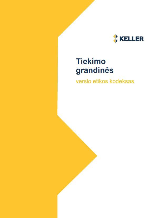 Supply chain code of conduct document - Lithuanian