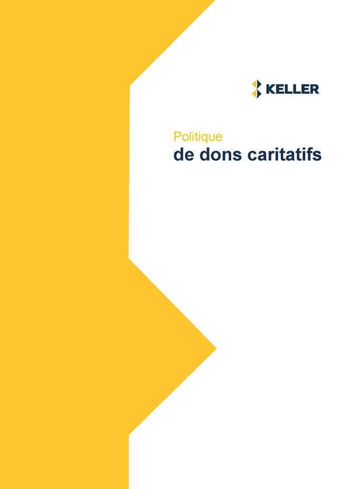 Charitable Giving Policy - French