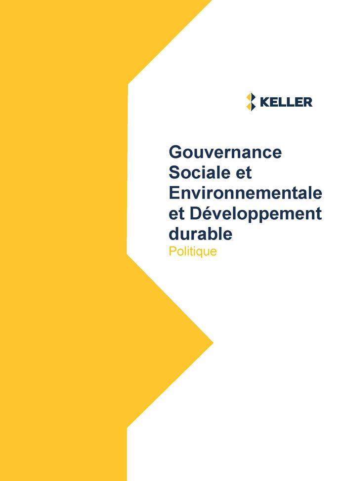 ESG and Sustainability Policy - French
