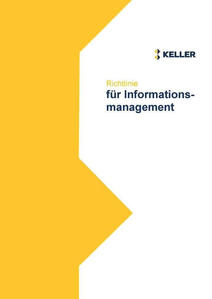 Information Management Policy - German