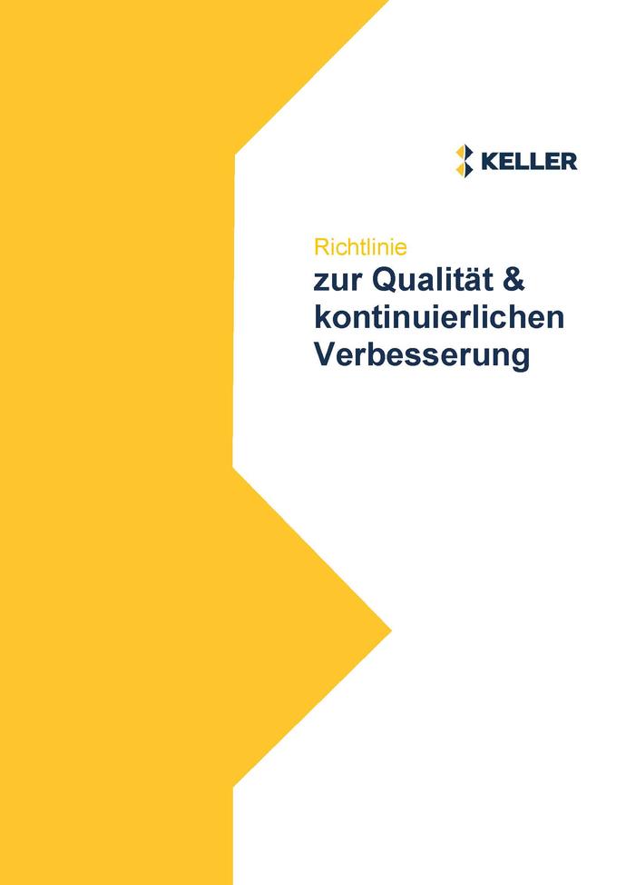 Quality and Continuous Improvement Policy - German