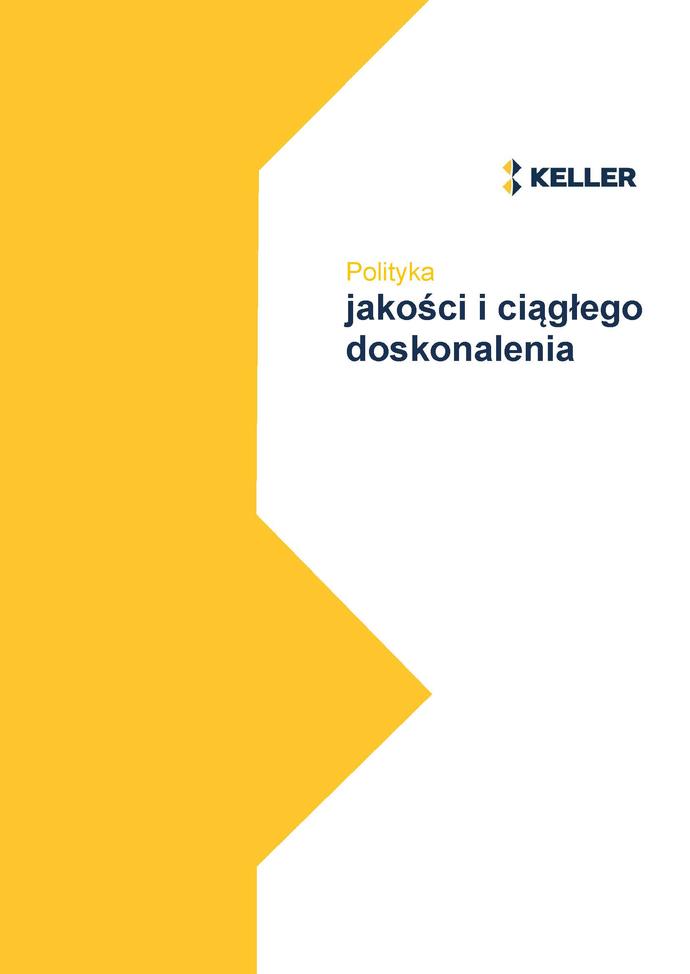 Quality and Continuous Improvement Policy - Polish