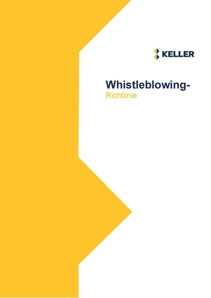 Whistleblowing Policy - German