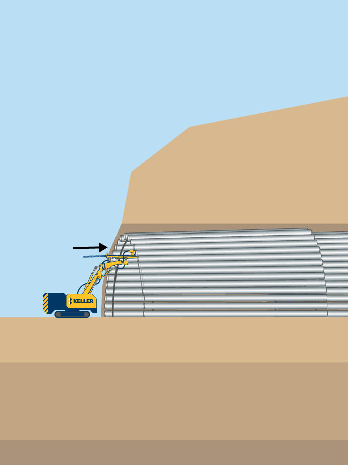 Canopy/umbrella tubes illustration